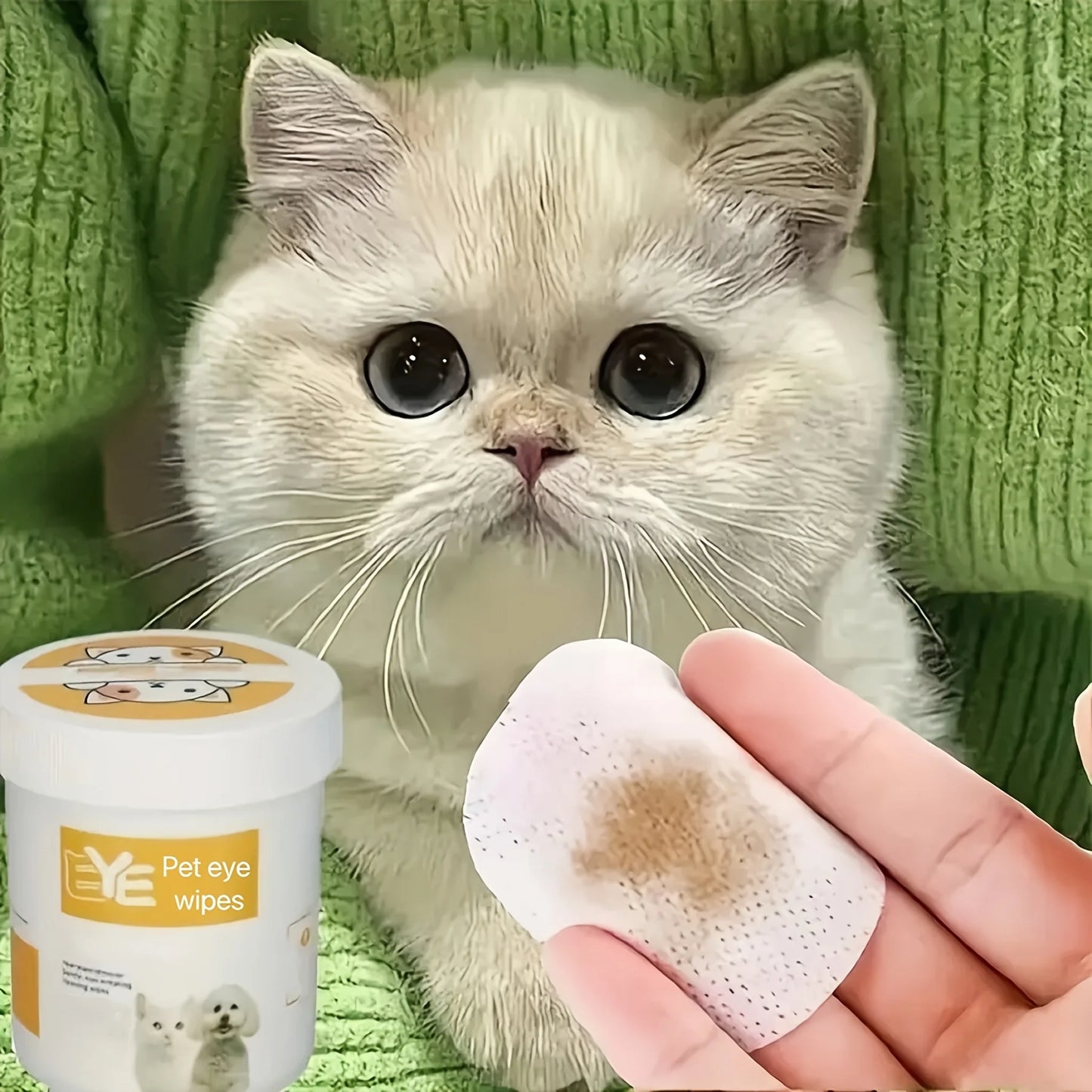 Eyes Wipes For Dogs & Cats