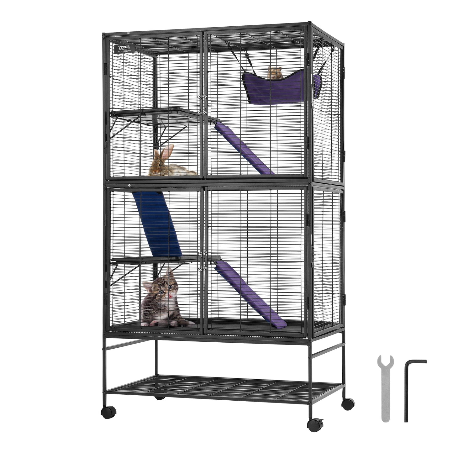 Multi-Level Animal Cage