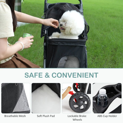 Pet Stroller for Small Dogs and Cats