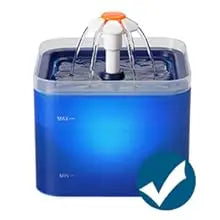 Pet Water Fountain Pump With LED Light  and  USB Plug Pet Accessory