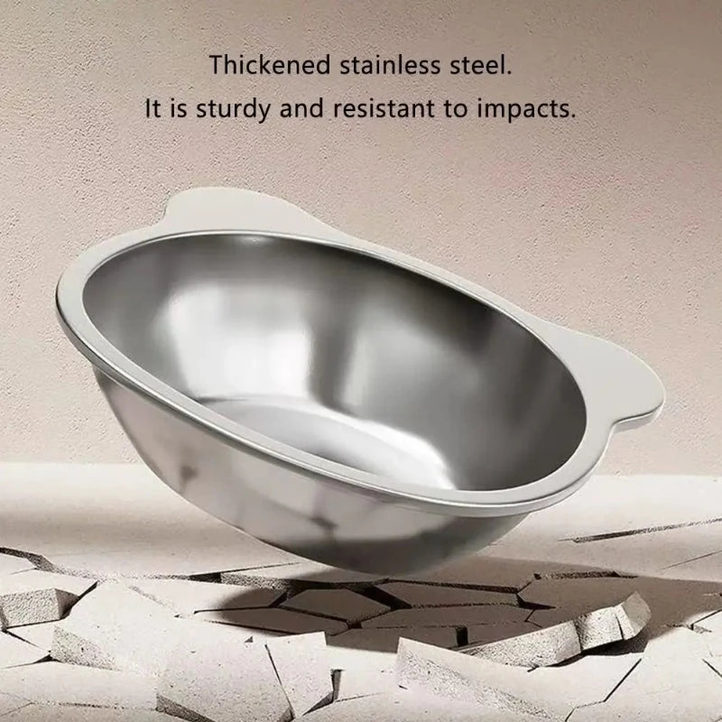 Stainless Steel Elevated/Tilted Pet Bowl