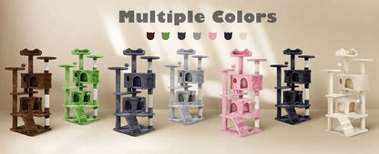 Multi-Level Cat Tower for Indoor Cats