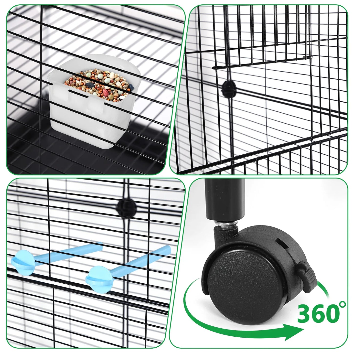 Large 2 Tier Bird Cage