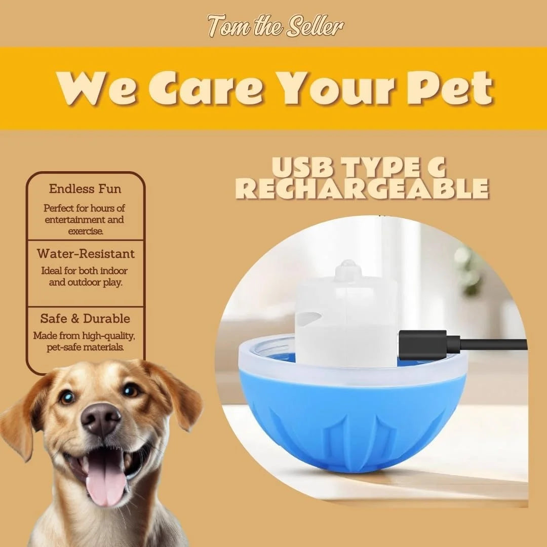 Electric And Gravity Ball For Dogs and Cats