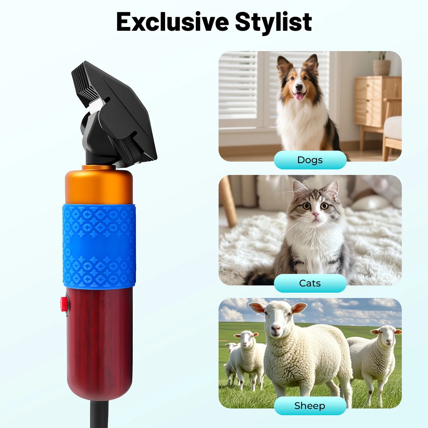 Variable Speed Electric Pet Hair Clipper