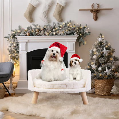Luxuriously soft, warm, and plush nesting bed for small dogs or cats.  The removable waterproof cushion is washable for those oopsy inevitable episodes.