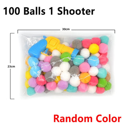 Plush Ball-Shooting Gun for Cats