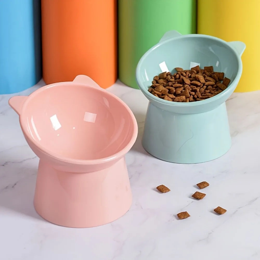 Ergonomic Elevated Cat Bowl
