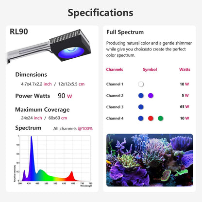 WiFi Reef Aquarium Lights