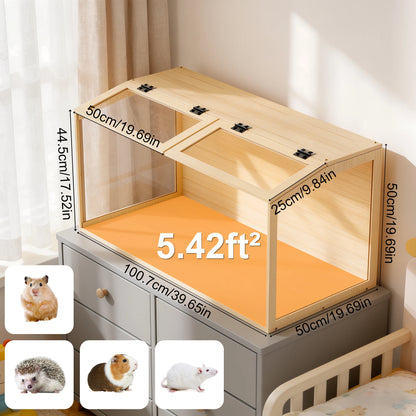 Ever wonder how your small animal friends would behave in such an interesting habitat as this one?  Granny thinks it would be interesting indeed to watch those favorite critters in their newfound home.  Why not give yourself