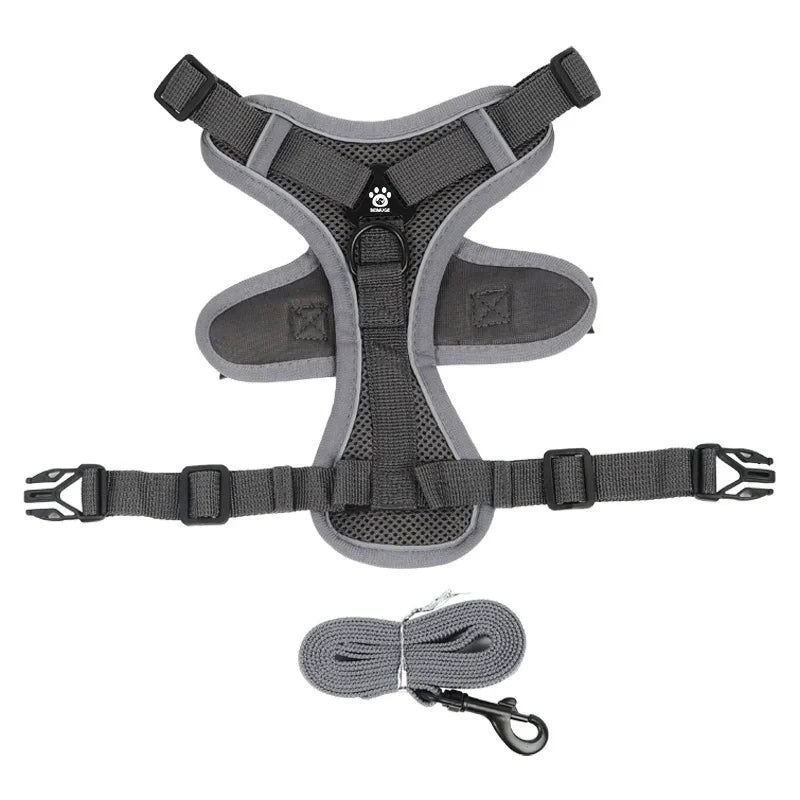 Pet Harness Vest and Leash Set