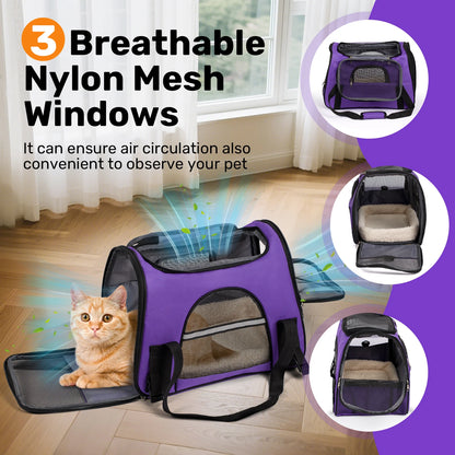 Pet Carrier with Load Capacity up to 20 lbs.