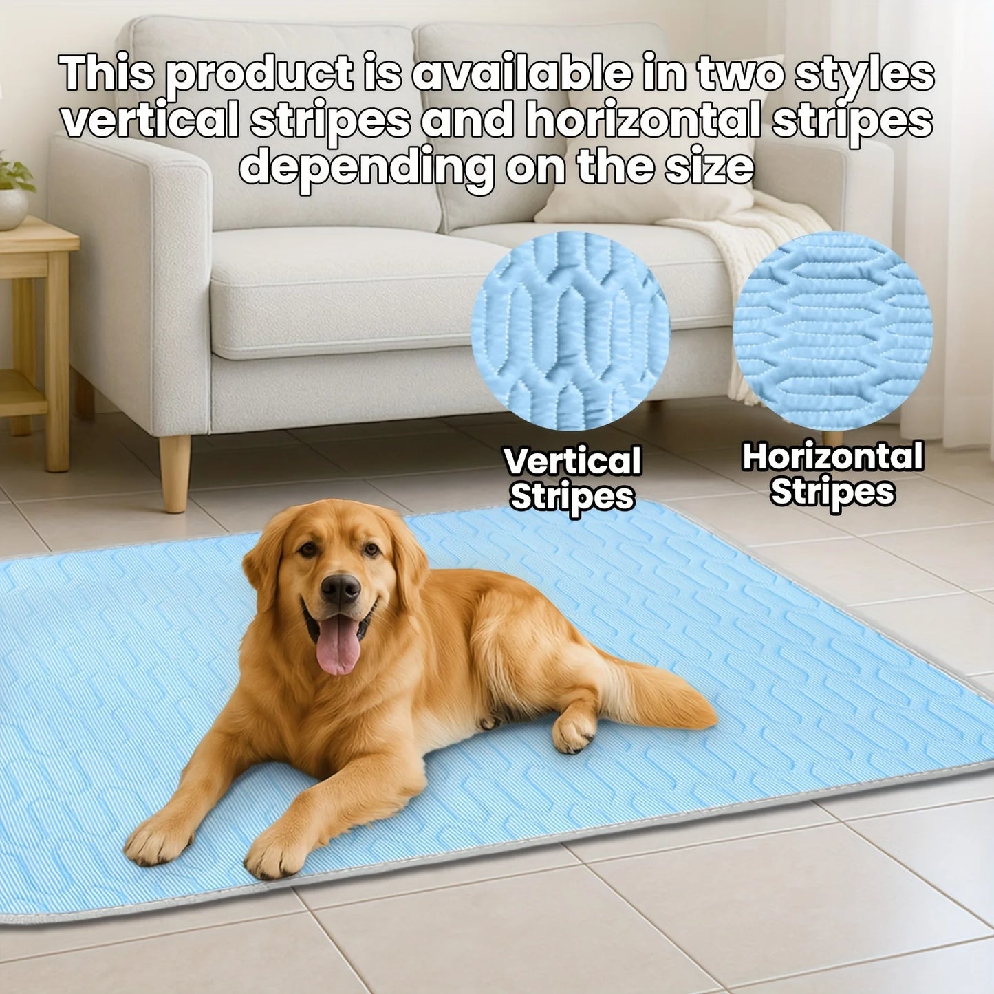 Summer Pet Cooling Mat  Small, Medium, and Large Cats & Dogs