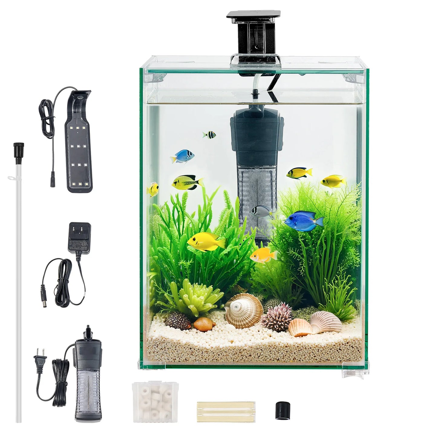 2 or 5 US Gal. Aquarium Kits With Accessories