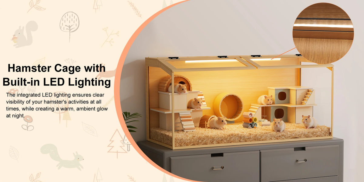 Ever wonder how your small animal friends would behave in such an interesting habitat as this one?  Granny thinks it would be interesting indeed to watch those favorite critters in their newfound home.  Why not give yourself
