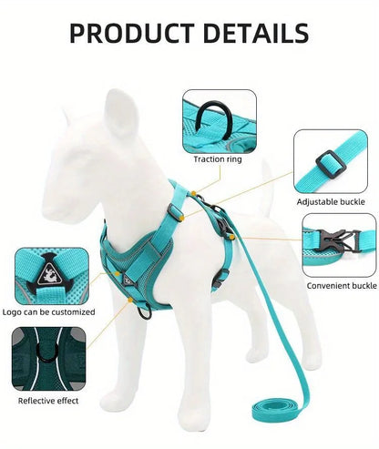 Pet Harness Vest and Leash Set