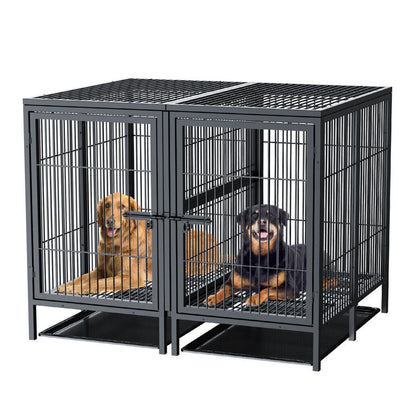 Isn't it good to know there's a safe place for your pet when you have to be away?  This large heavy Duty pen will help give you peace of mind knowing the comfort and safety surrounding your companion.