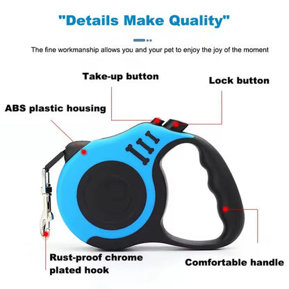Retractable Small to Medium Dog Leash