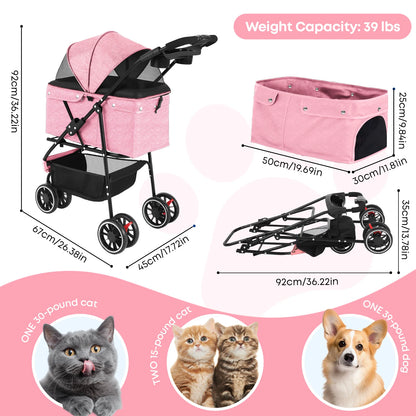 Stroller for Small Dogs and Cats