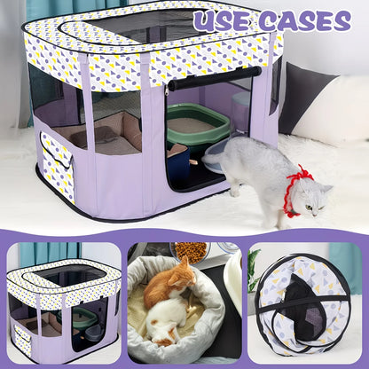 Portable Pet House/Playpen for Dogs & Cats,  Puppies & Kittens